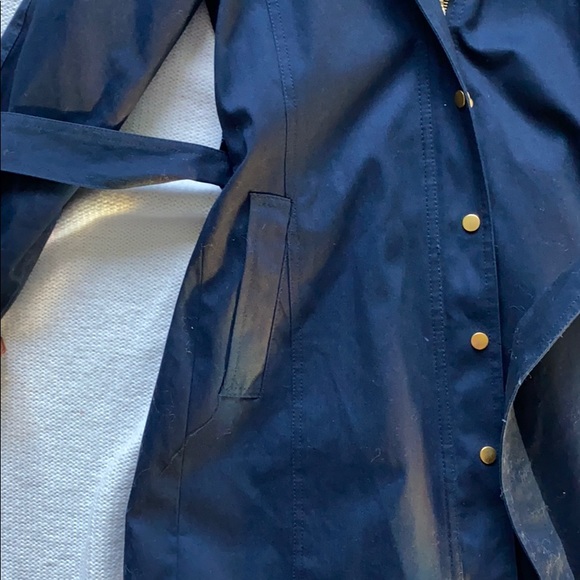 Banana Republic Navy petite belted coat - Picture 4 of 6